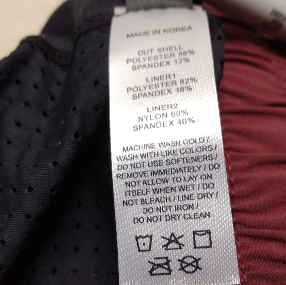 ASRV Men's 7" Liner Shorts in Rosewood - Picture 3 of 9